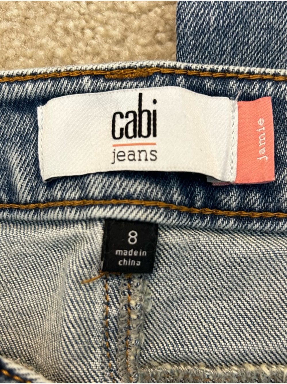 CAbi Jamie Jeans - 6875 - size 8R - Picture 5 of 6